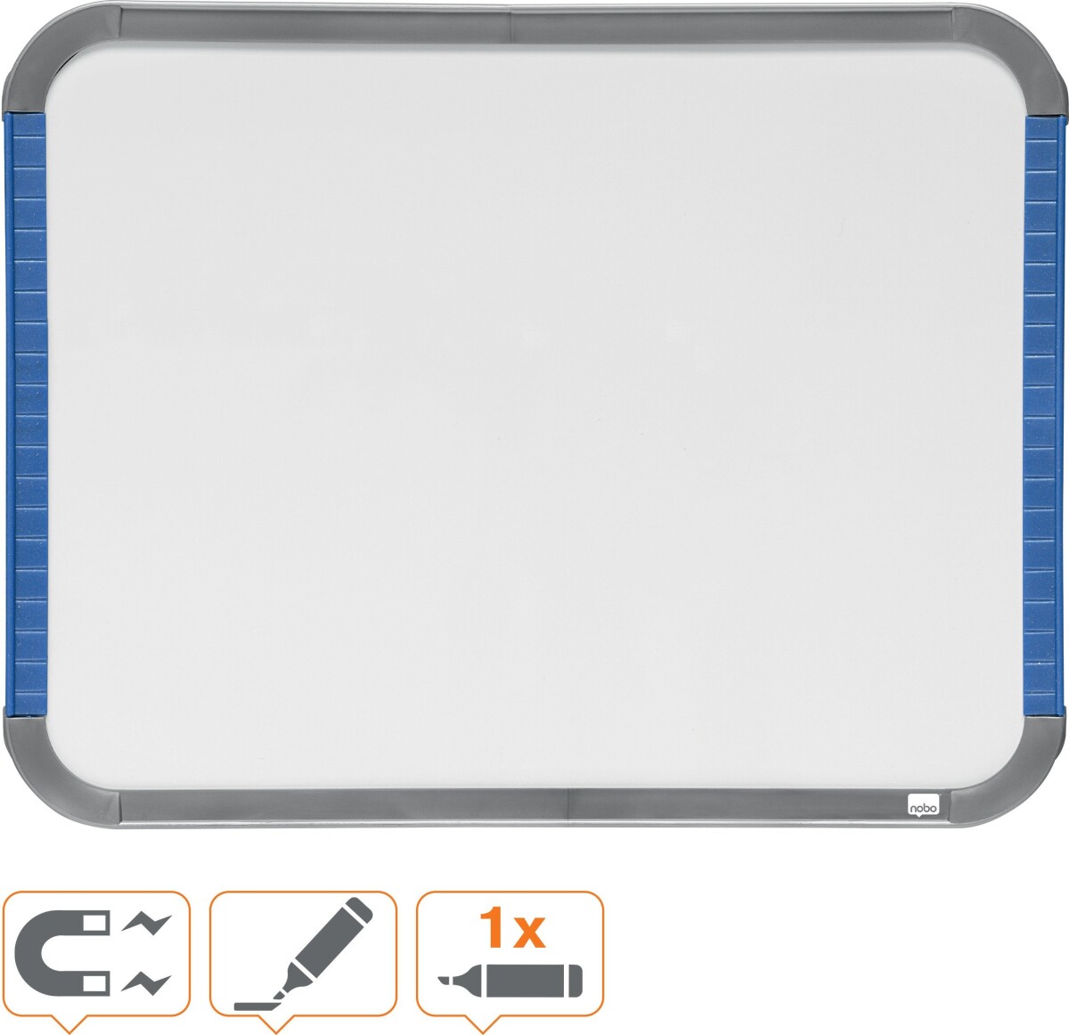 Nobo - Whiteboard Slim Lakeret 22X28Cm
