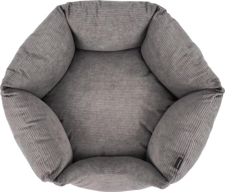 Nordic Paws - Comfyhex Hundeseng - Koksgrå - 75X75X27 Cm
