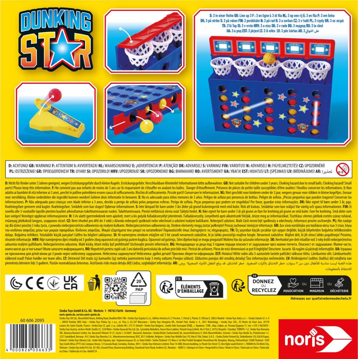 Noris - Dunking Star Basketball Spil