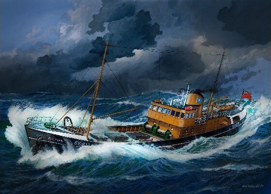 Revell - Northsea Fishing Trawler Skib Byggesæt - 1 143 - 05204