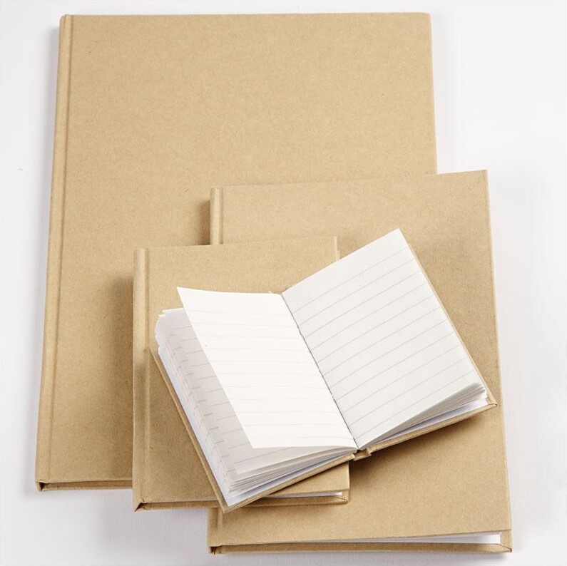 Notesbog - A4 - 60 G - Brun - 1 Stk