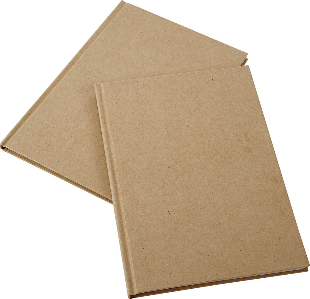 Notesbog - Linieret - A5 - 60 G - Brun - 1 Stk