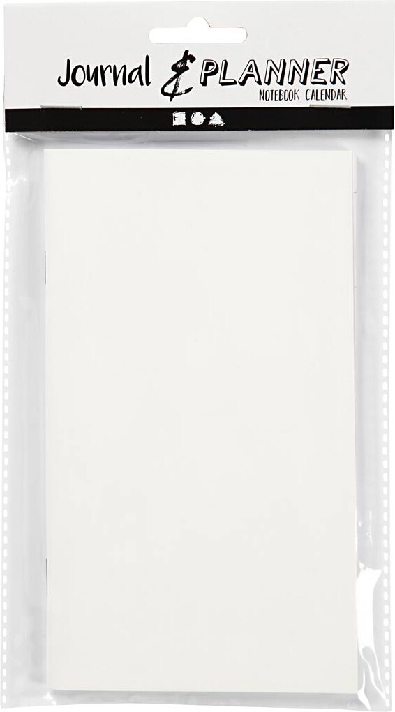 Notesbog Med Kalender - Str 9 5X16 6 Cm - Hvid