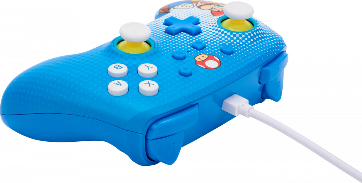 Powera - Enhanced Controller Til Nintendo Switch - Mario Pop Art - Blå
