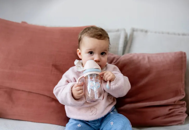 Nuby - Peppa Pig 1P Evie Straw Cup - Pink - 240 Ml
