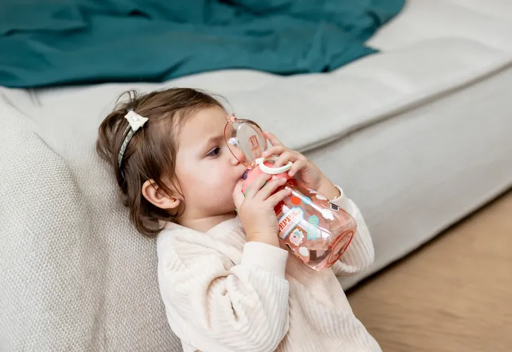 Nuby - Peppa Pig 2-In-1 Bottle - Pink - 400Ml