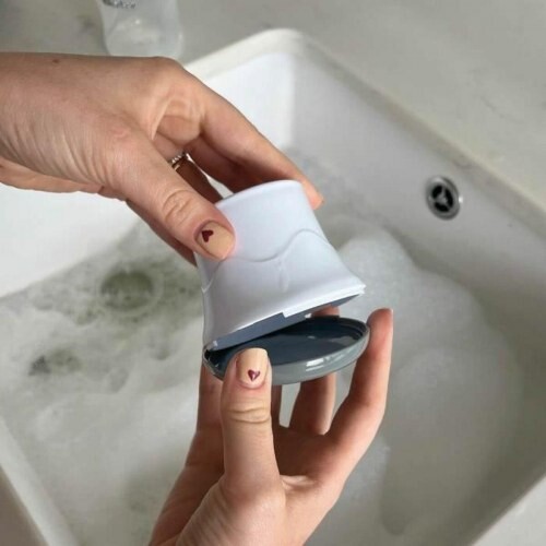 Nuby - Silikone Flaskebørste Med Holder