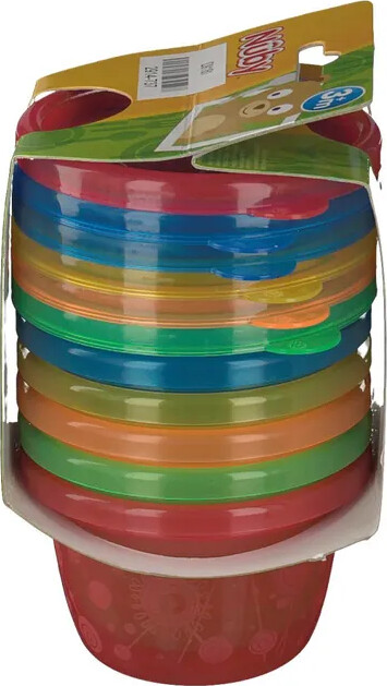 Nuby - Snackskålsæt - Colorful - 120 Ml - 6 Stk