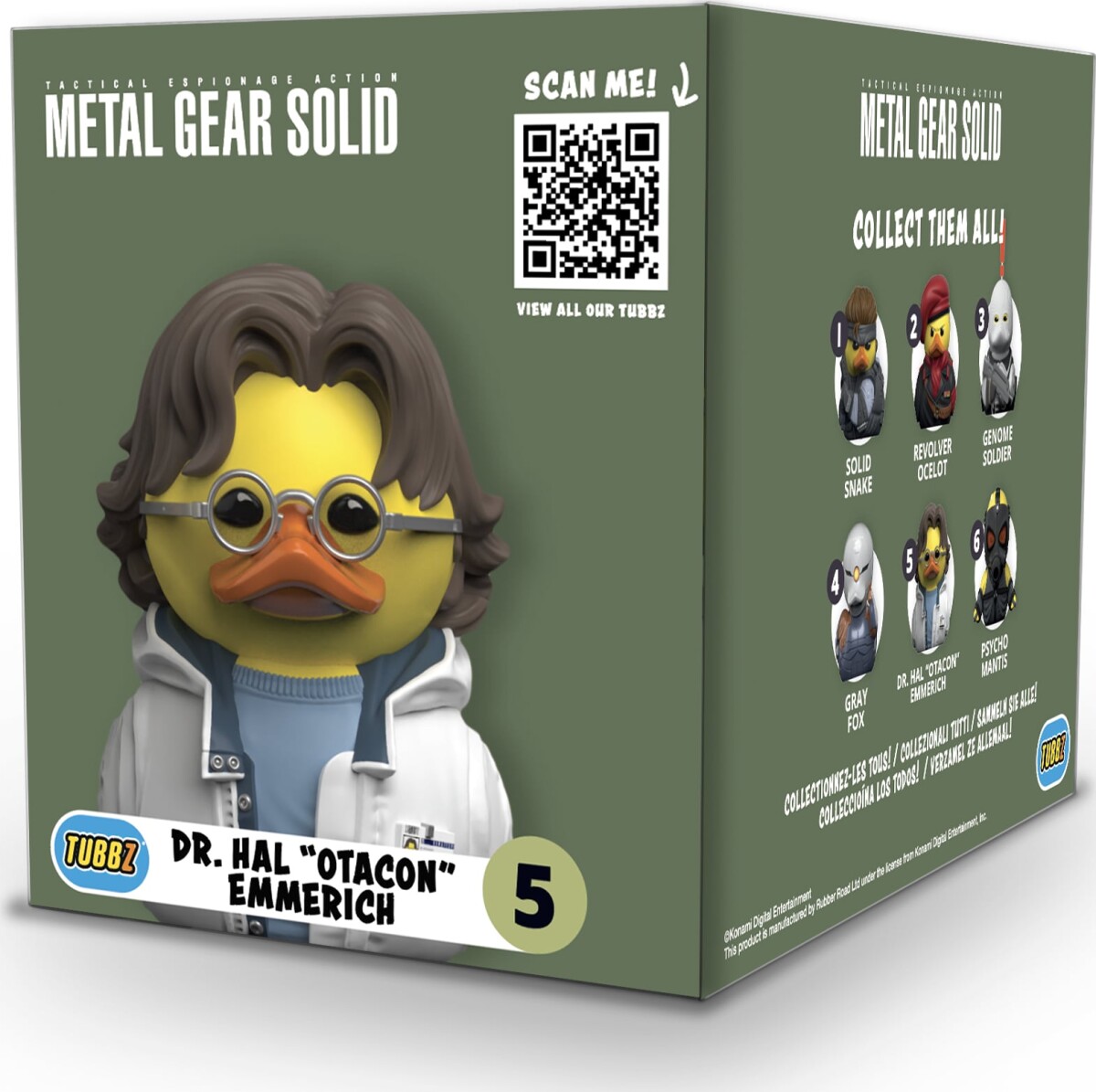 Numskull - Dr Hal Otacon 5 - Tubbz Figur - Metal Gear Solid