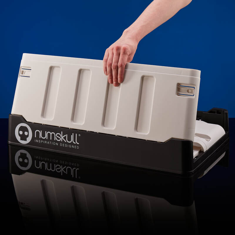 Numskull Official Ps5-Inspired Bedroom Storage Box With Folding Chair