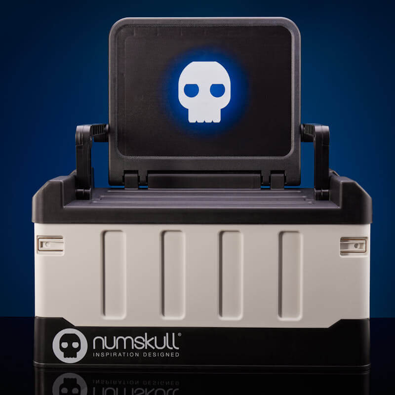 Numskull Official Ps5-Inspired Bedroom Storage Box With Folding Chair