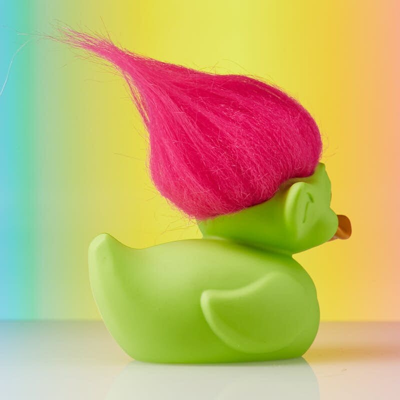 Numskull - Trolls 4 - Tubbz Figur - Grøn Med Pink Hår