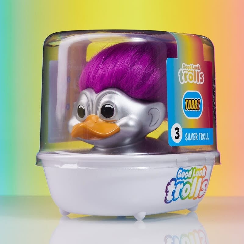 Numskull - Trolls 3 - Tubbz Figur - Silver Purple Hair