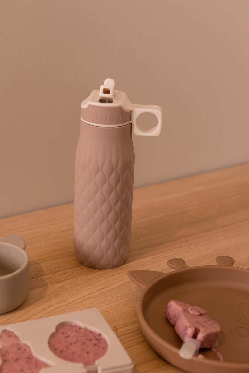 Nuuroo - Nima Silikone Drikkeflaske 400 Ml - Woodrose