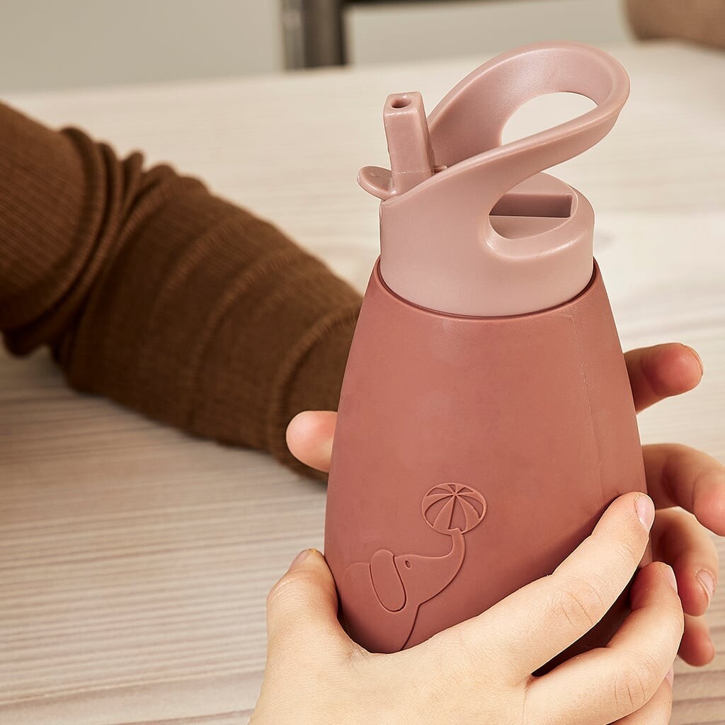 Nuuroo - Pax Silikone Drikkeflaske - 350 Ml - Mahogany