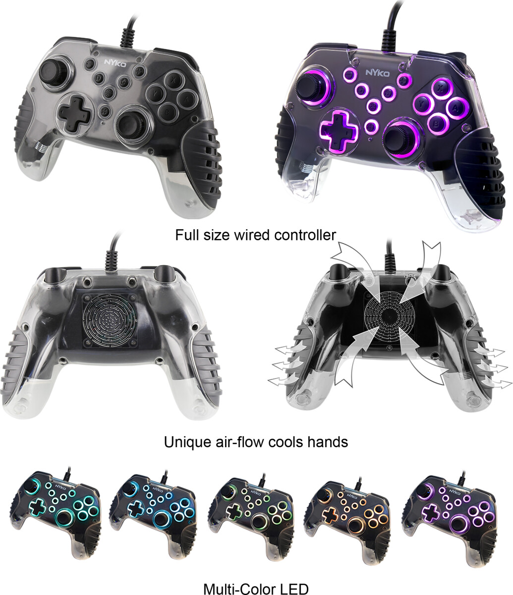 Nyko Air Glow Wired Controller For Switch