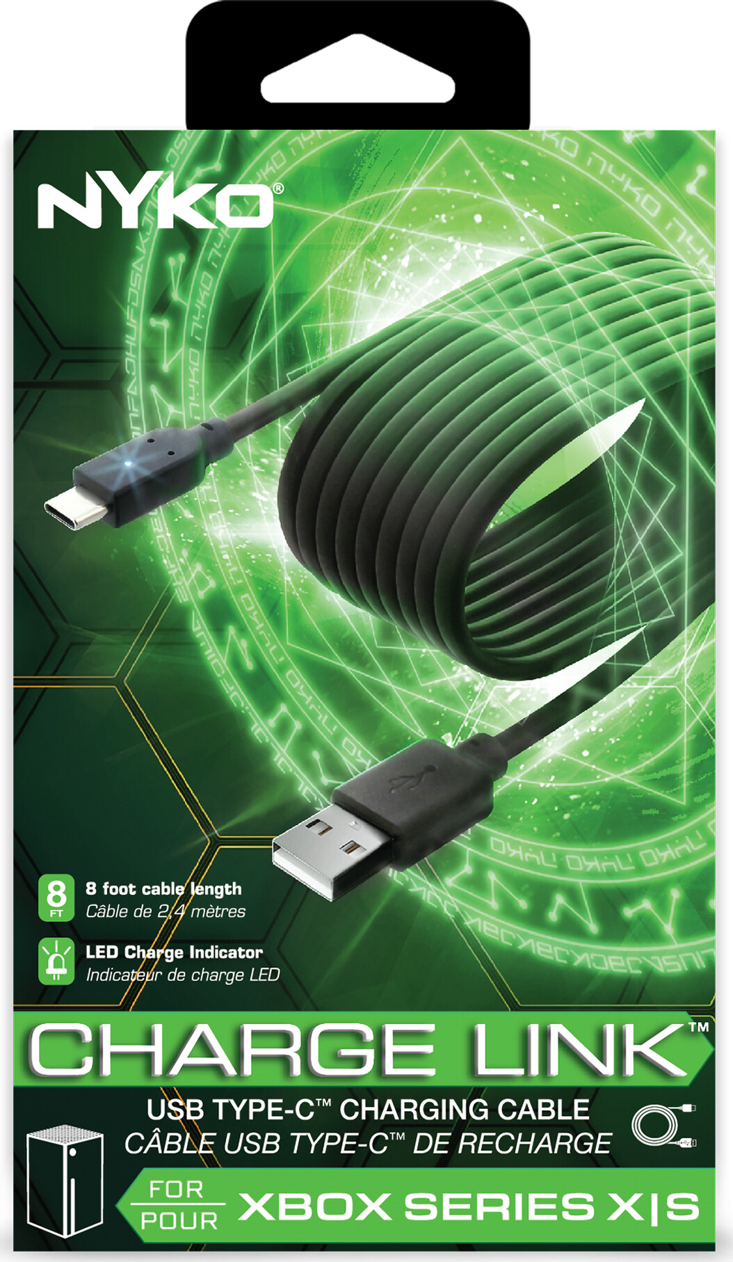 Nyko Charge Link Usbusb-C For Playstation 5 Xbox Series X - S - 2 5 Meter