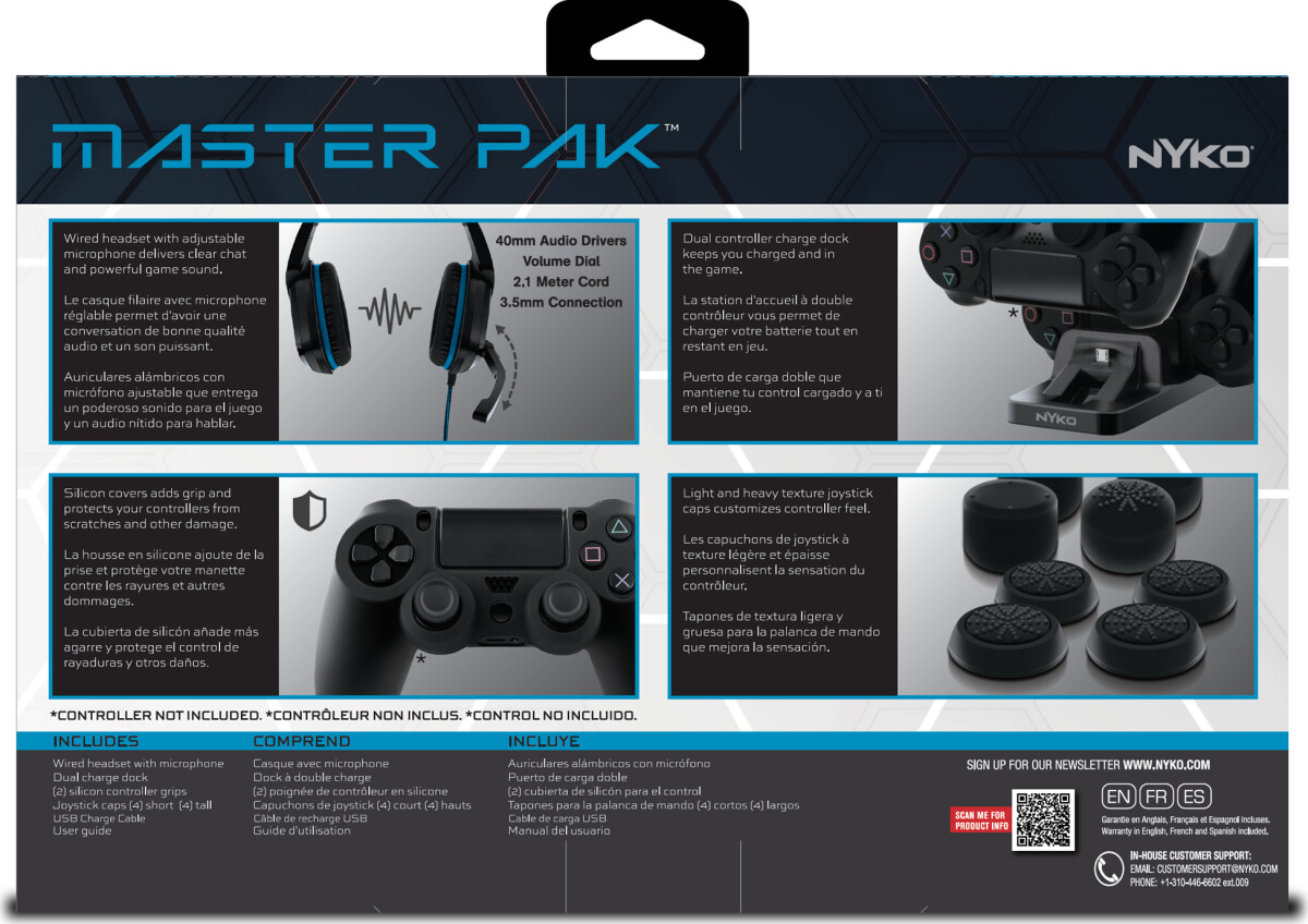 Nyko Master Pak For Ps4