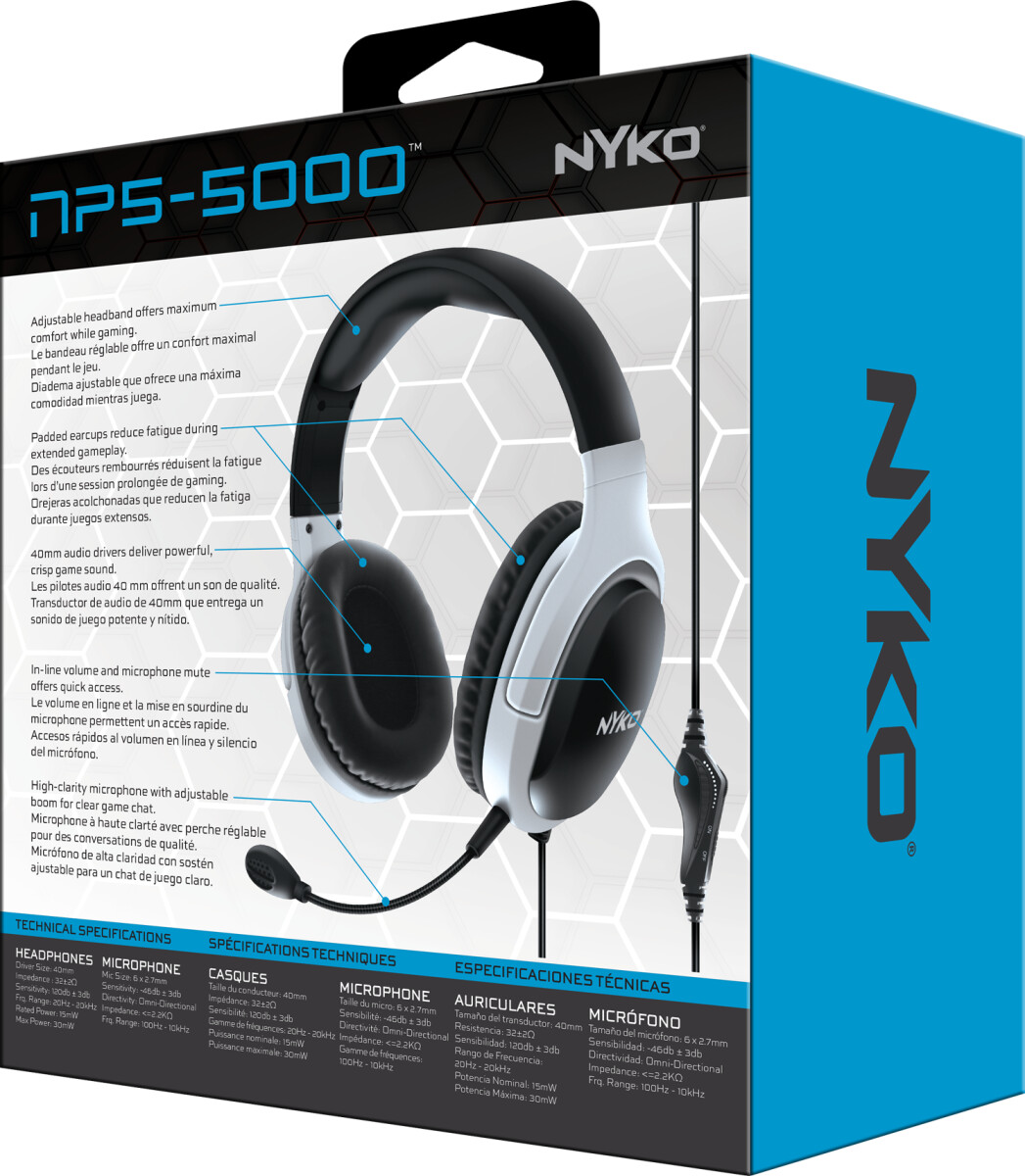 Nyko Np-5000 Wired Headset For Ps5