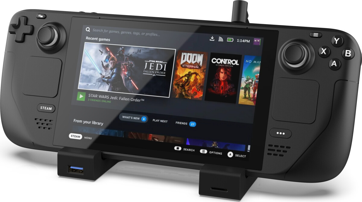 Nyko Steam Deck Power Dock 7-In-1 Usb-C Docking Station