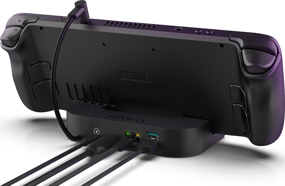 Nyko Steam Deck Power Dock 7-In-1 Usb-C Docking Station