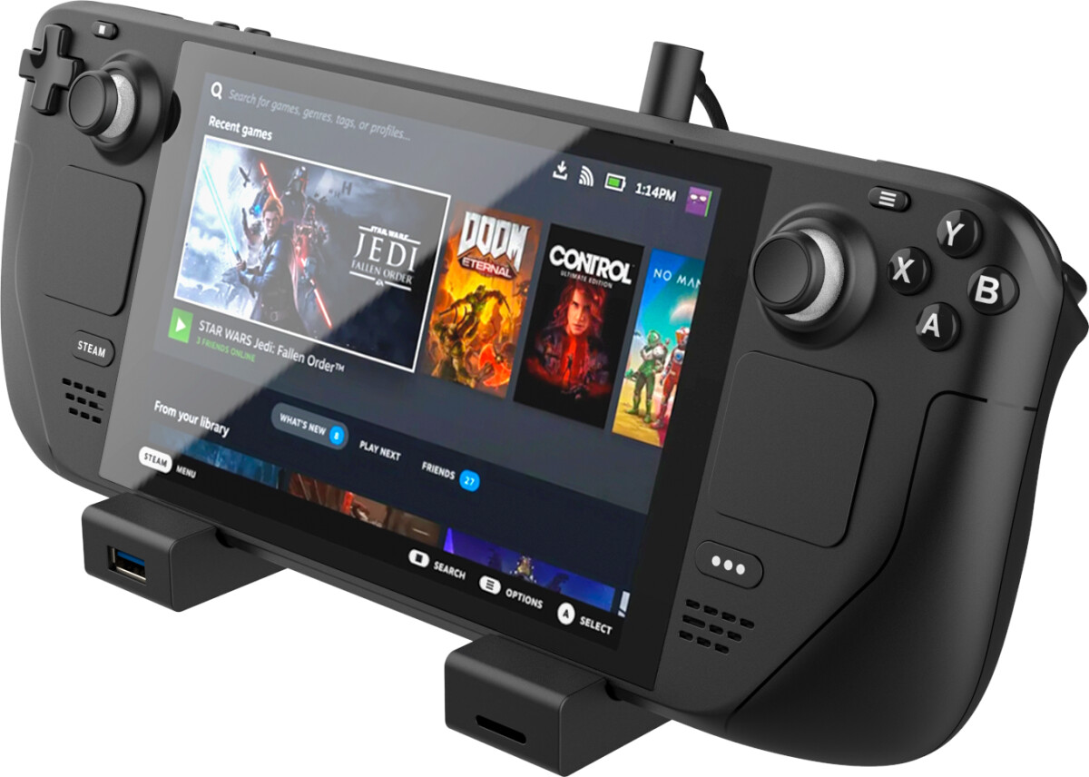 Nyko Steam Deck Power Dock 7-In-1 Usb-C Docking Station