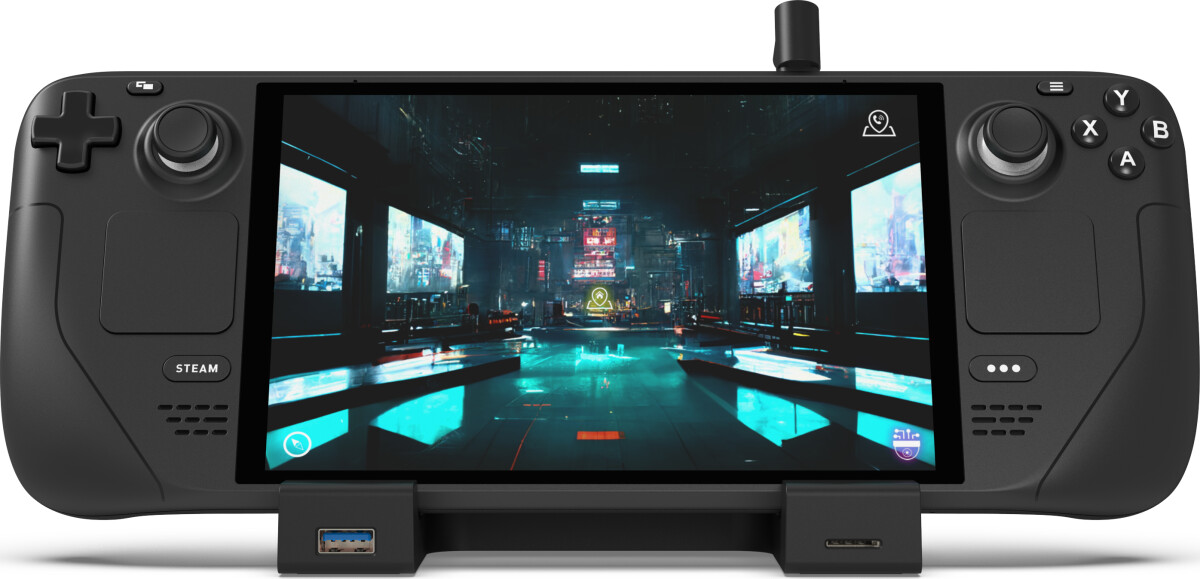 Nyko Steam Deck Power Dock 7-In-1 Usb-C Docking Station