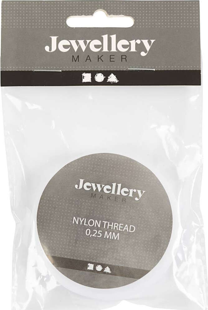 Nylontråd - Tykkelse 0 25 Mm - Trækstyrke 7 5 Kg - 100 M