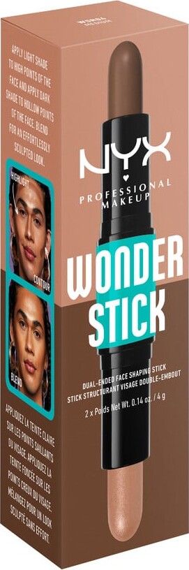 Nyx - Wonder Stick Dual-Ended Face Shaping - 04 Medium