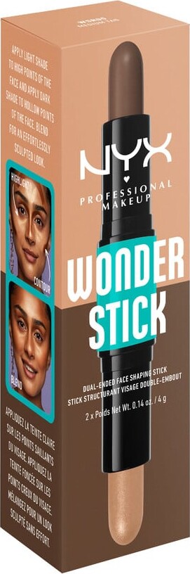 Nyx - Wonder Stick Dual-Ended Face Shaping - 05 Medium Tan
