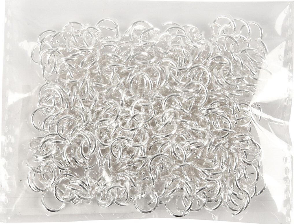 O-Ring - Str 7 Mm - Tykkelse 1 Mm - Forsølvet - 400 Stk