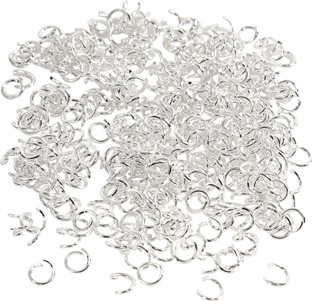 O-Ring - Str 7 Mm - Tykkelse 1 Mm - Forsølvet - 400 Stk