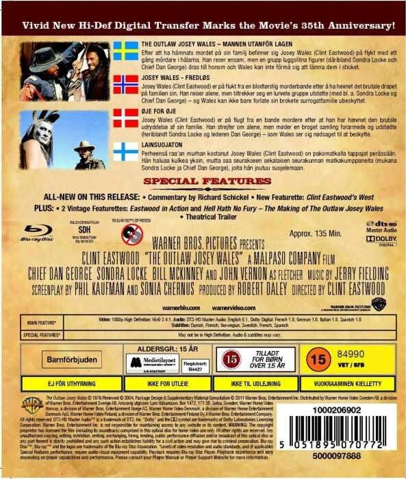 Øje For Øje The Outlaw Josey Wales