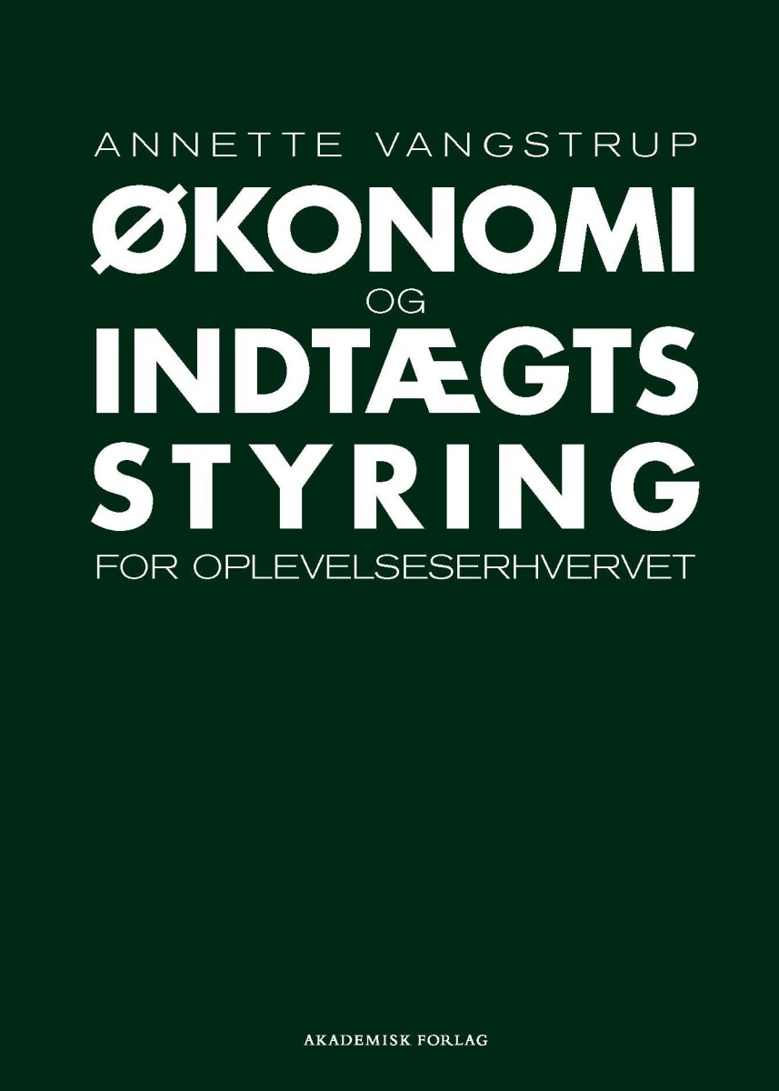 Økonomi- Og Indtægtsstyring For Oplevelseserhvervet