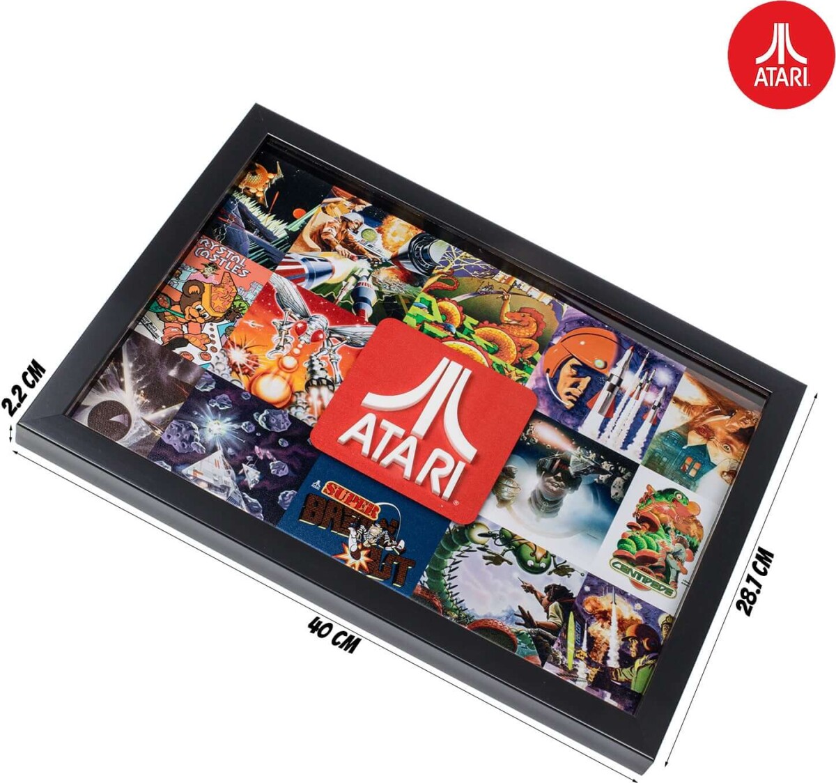 Official Atari 3D Wall Art - Atari Legends