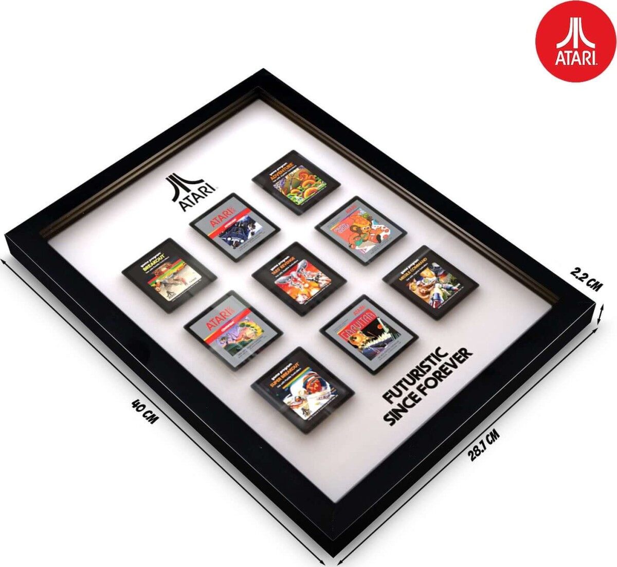 Official Atari 3D Wall Art - Cartridge Collection