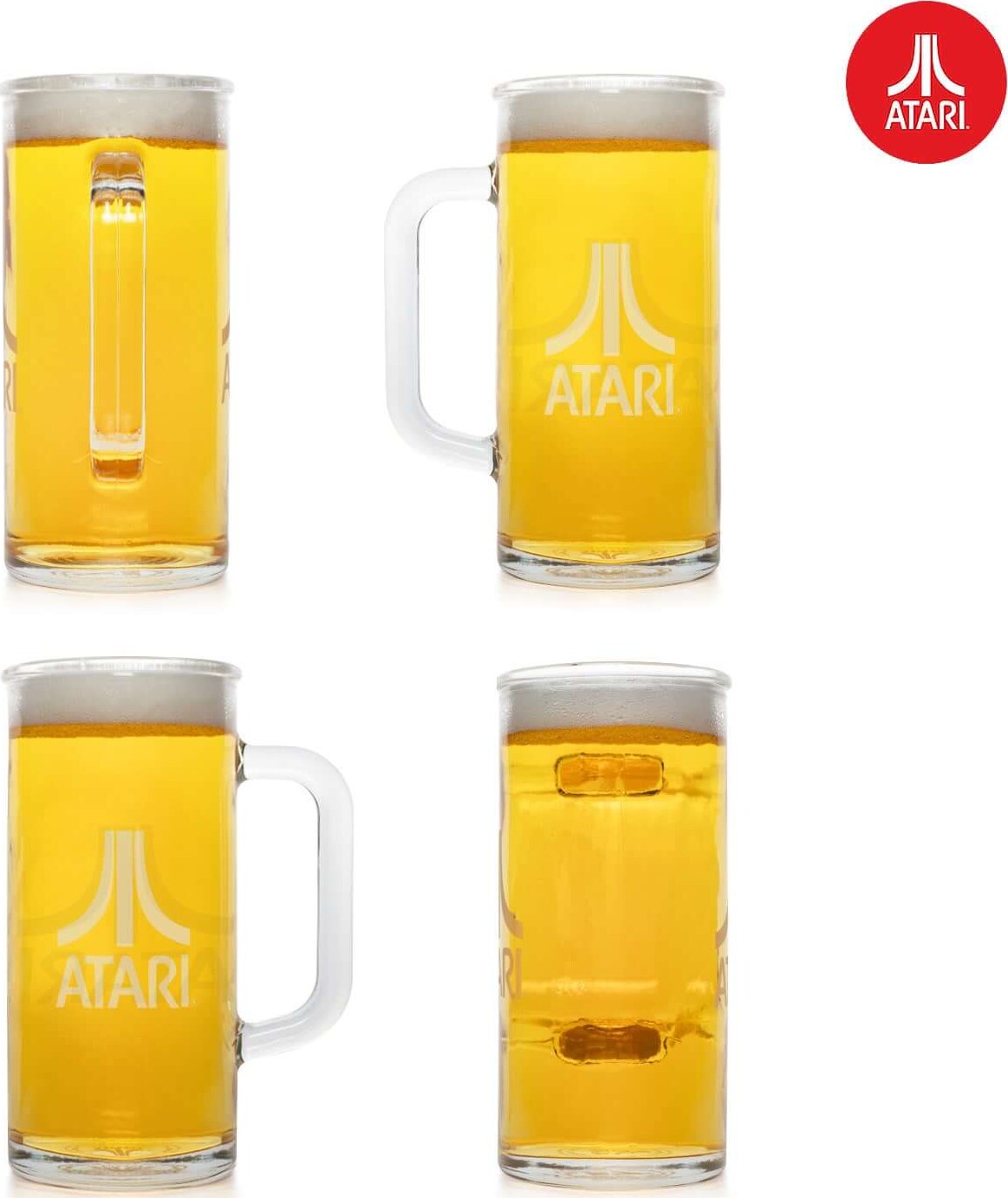 Official Atari Beer Glass - 1 Pint 600Ml
