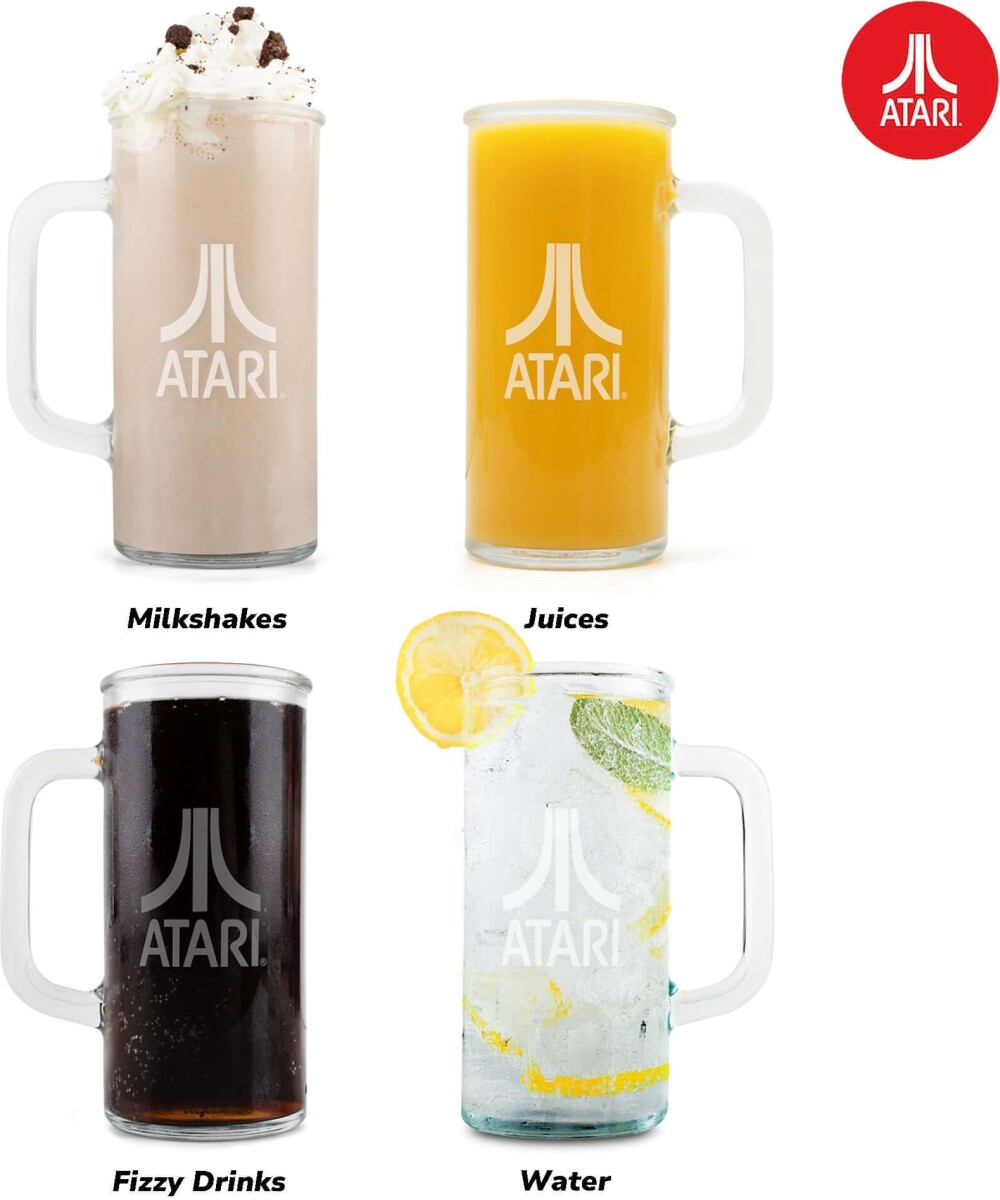 Official Atari Beer Glass - 1 Pint 600Ml
