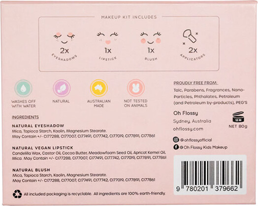 Oh Flossy - Makeup Mini Sæt Til Børn