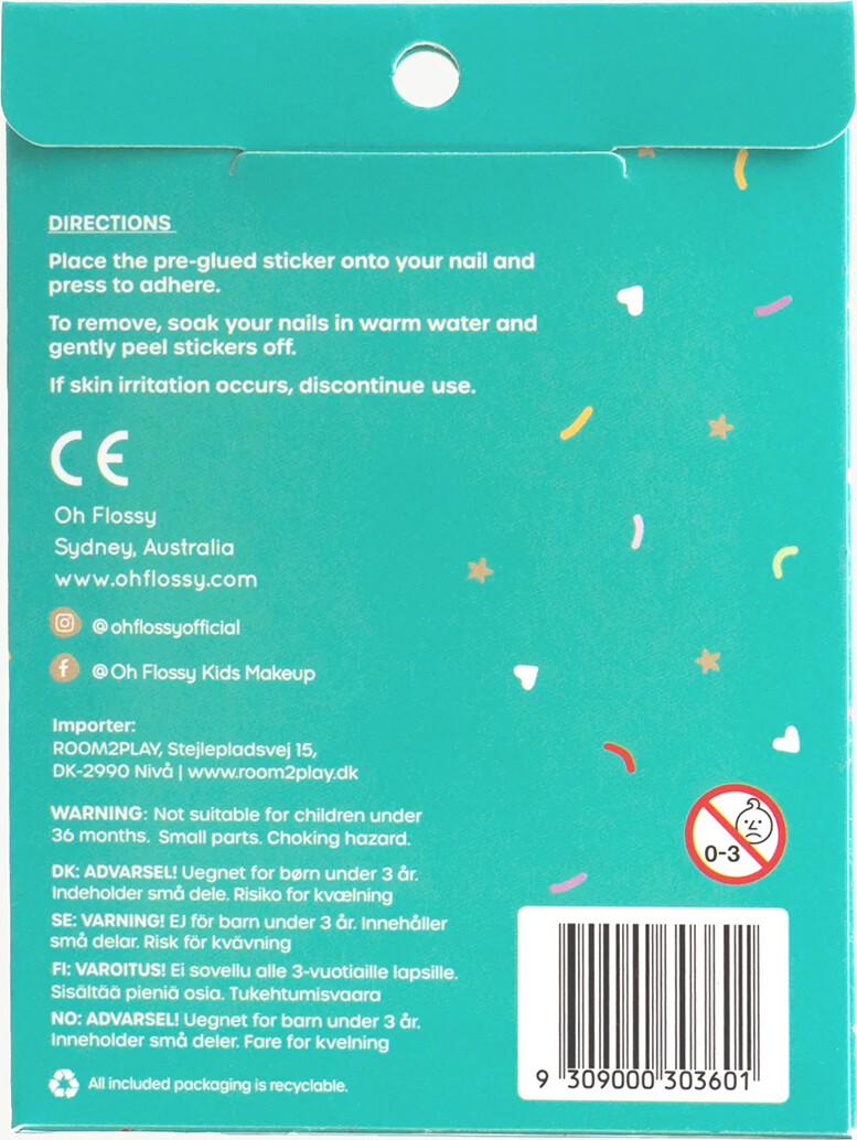 Oh Flossy - Neglestickers - Under The Sea