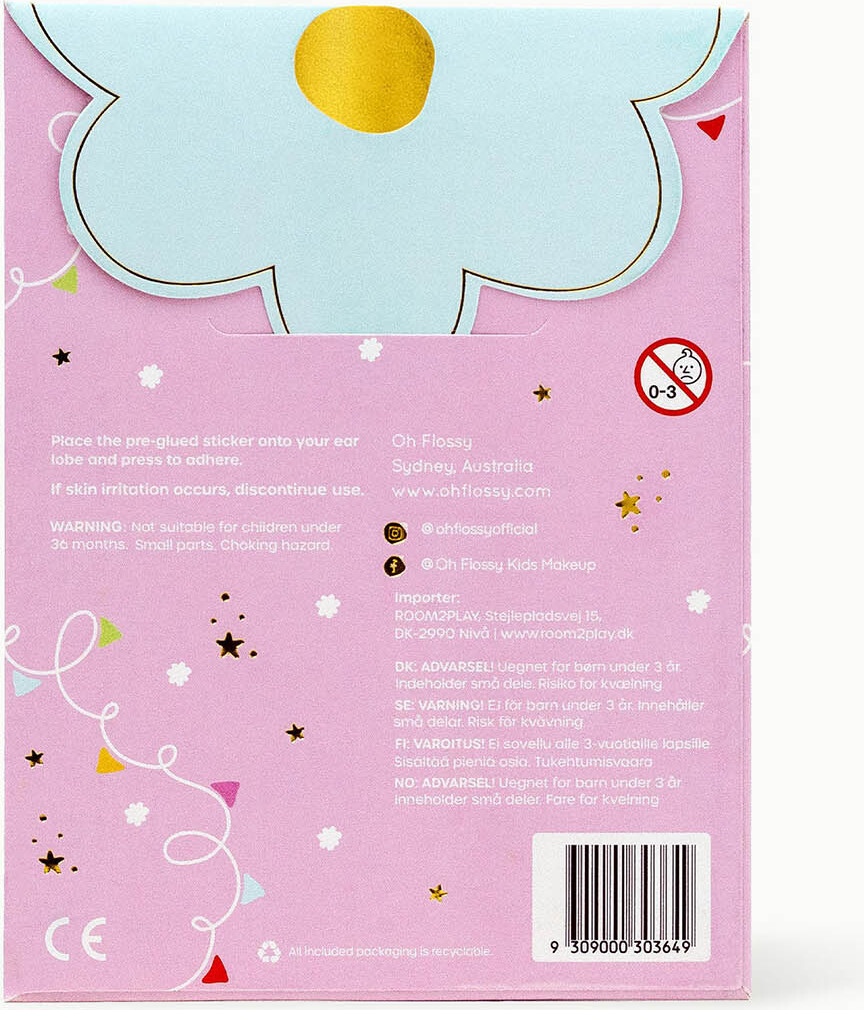 Oh Flossy - Ørestickers