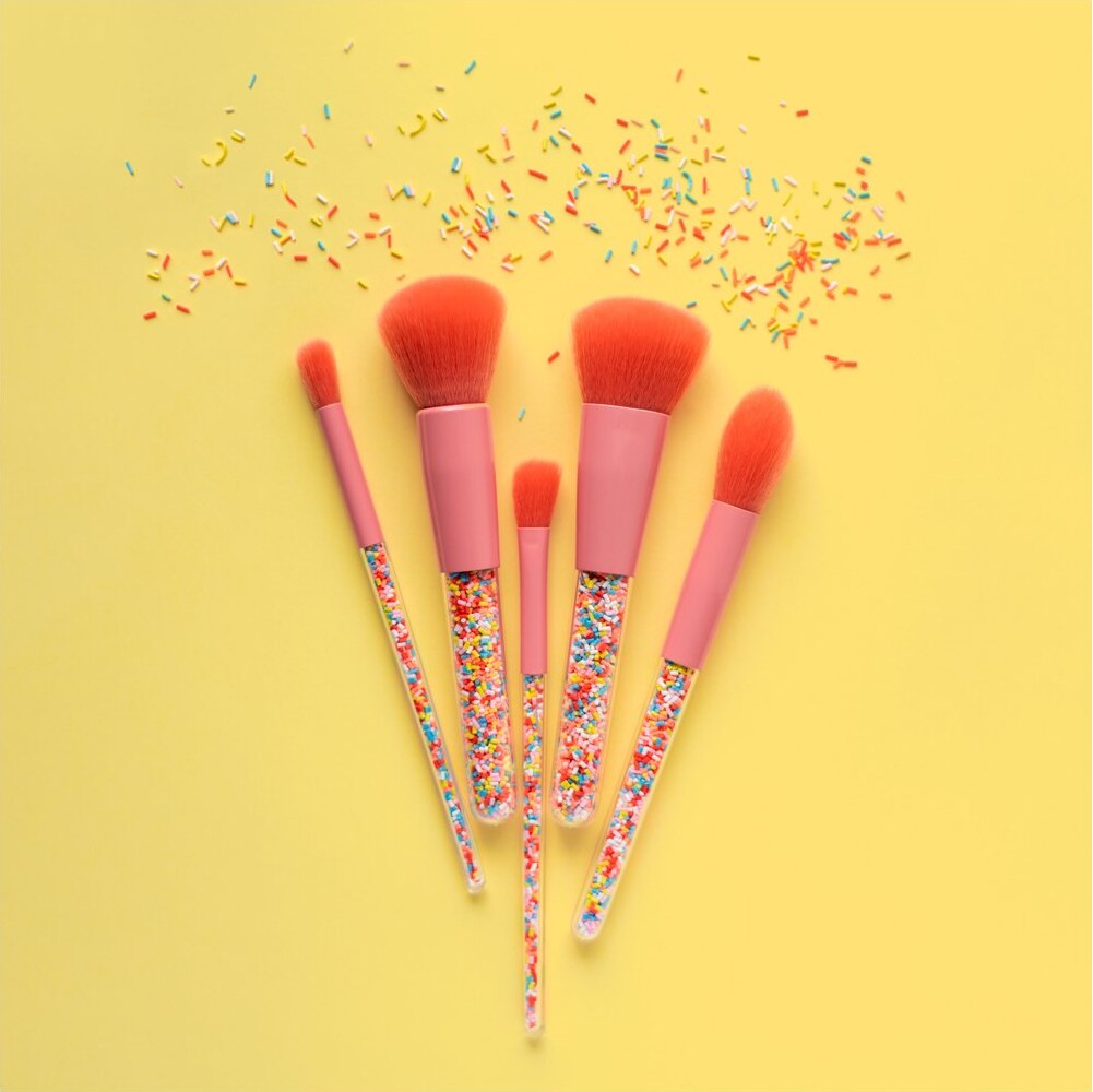 Oh Flossy - Sprinkle Make-Up Børster - Sæt Med 5