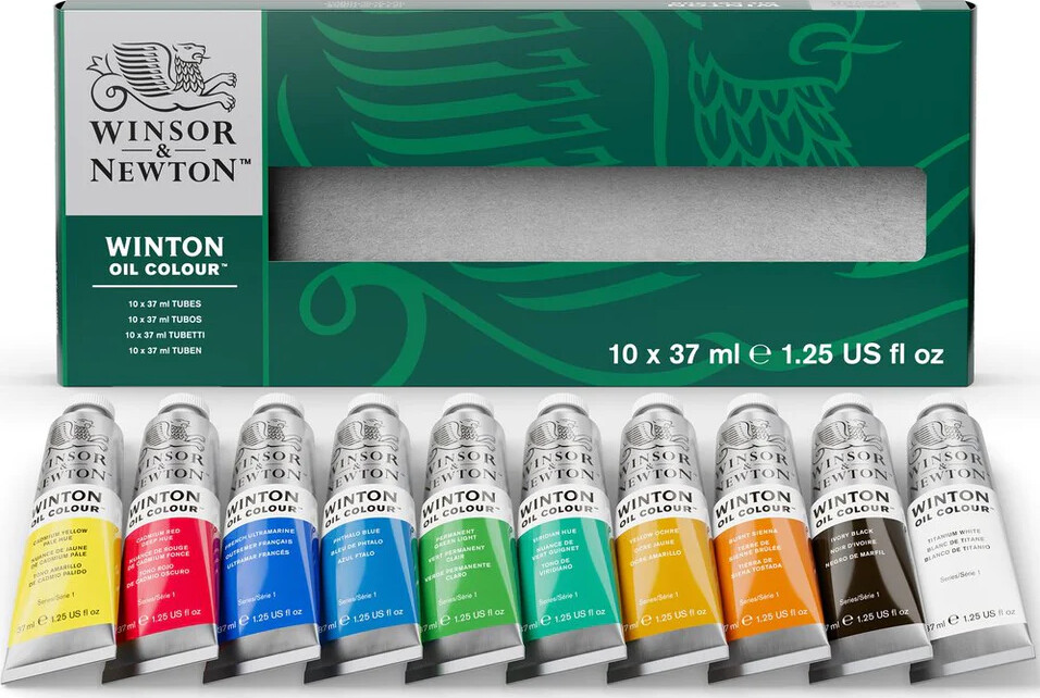 Winsor Newton - Oil Colour Winton Tube - Oliemaling - 10X37 Ml