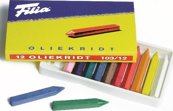 Filia - Oliekridt - 12 Farver