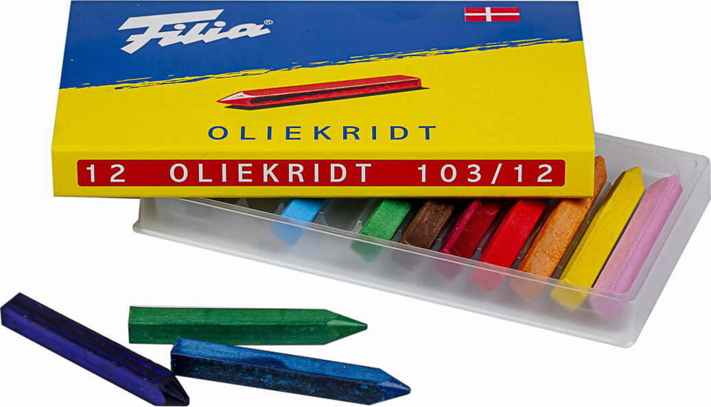 Filia - Oliekridt - 12 Farver