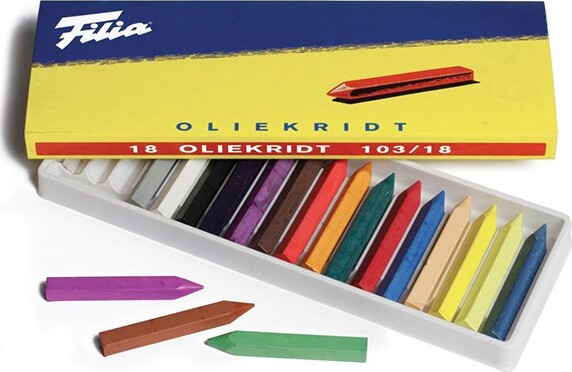 Filia - Oliekridt - 18 Farver