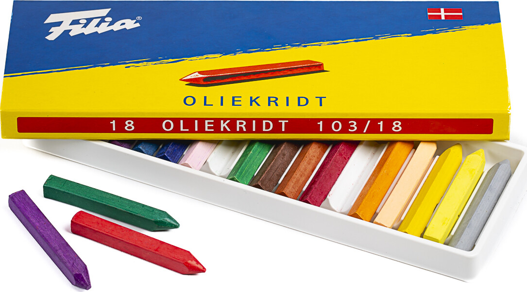 Filia - Oliekridt - 18 Farver