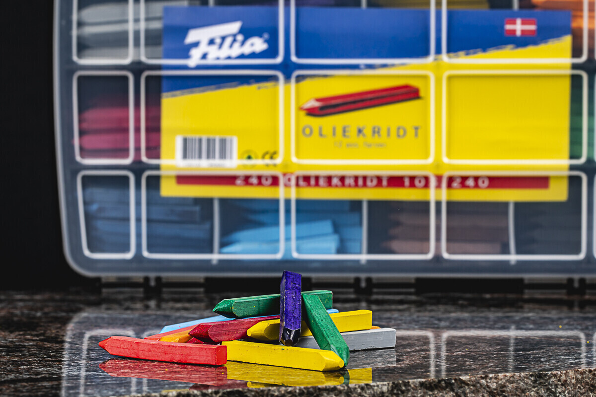 Filia - Oliekridt - 12 Farver - 240 Stk