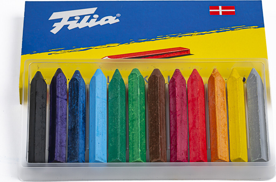 Filia - Oliekridt - 12 Farver
