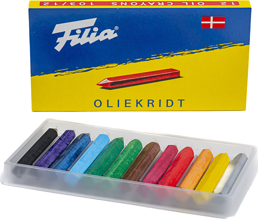 Filia - Oliekridt - 12 Farver